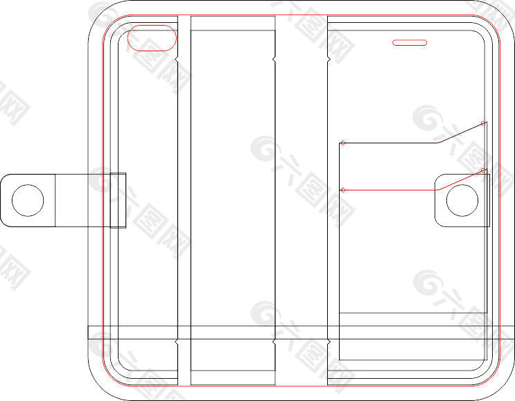 iphone6折边手机套纸格