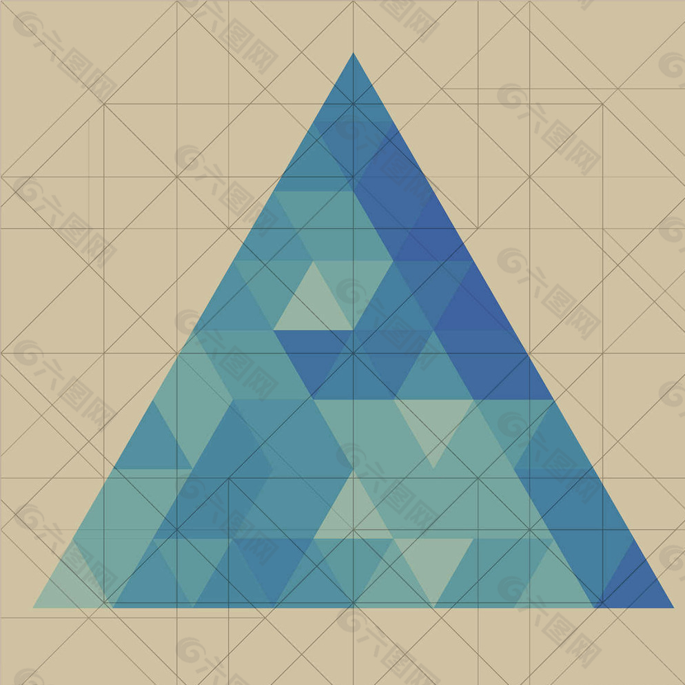 三角形背景图片