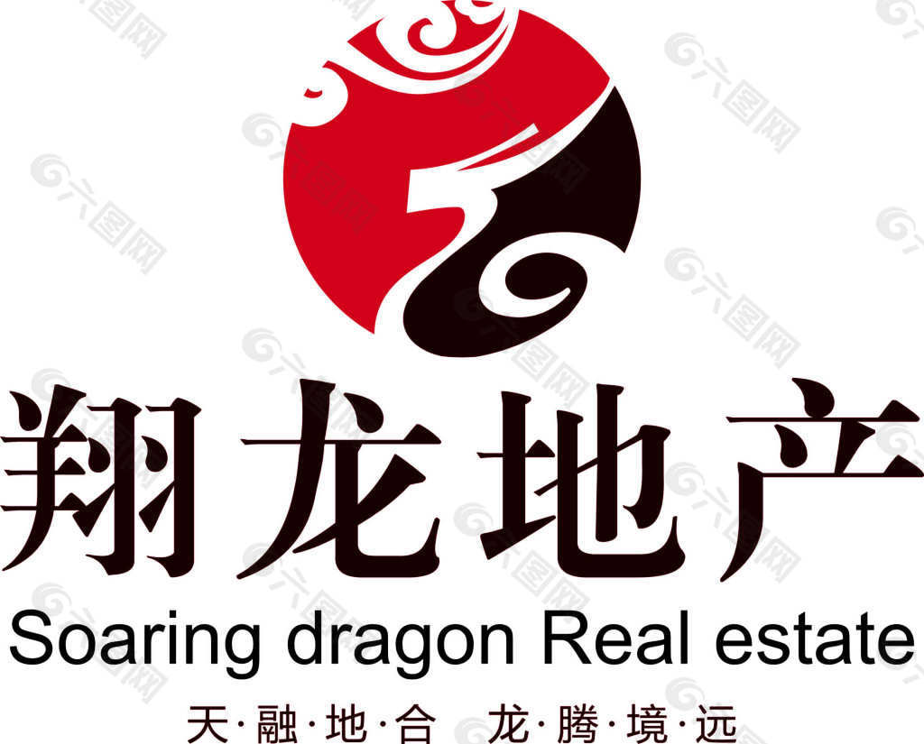 翔龙  地产  logo   标志