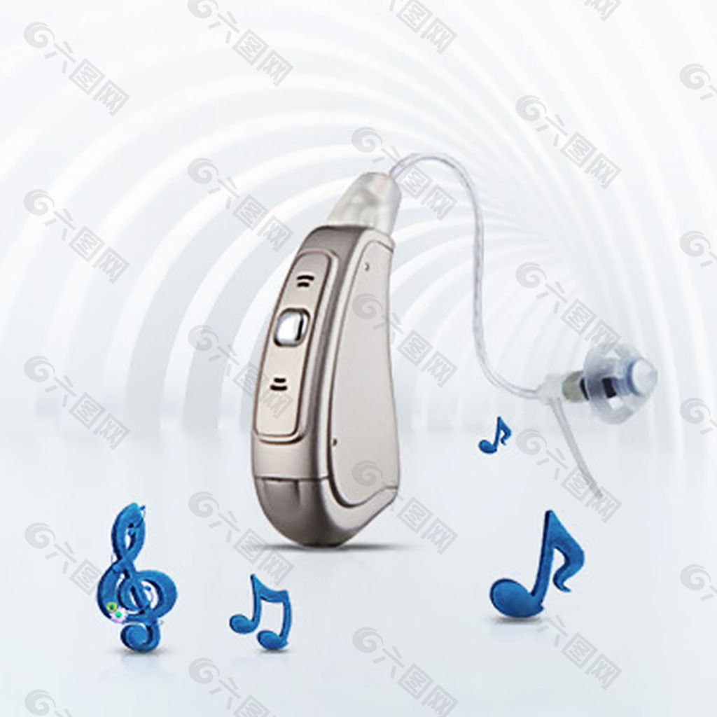 助听器产品图 科技 声音 聆听 声波