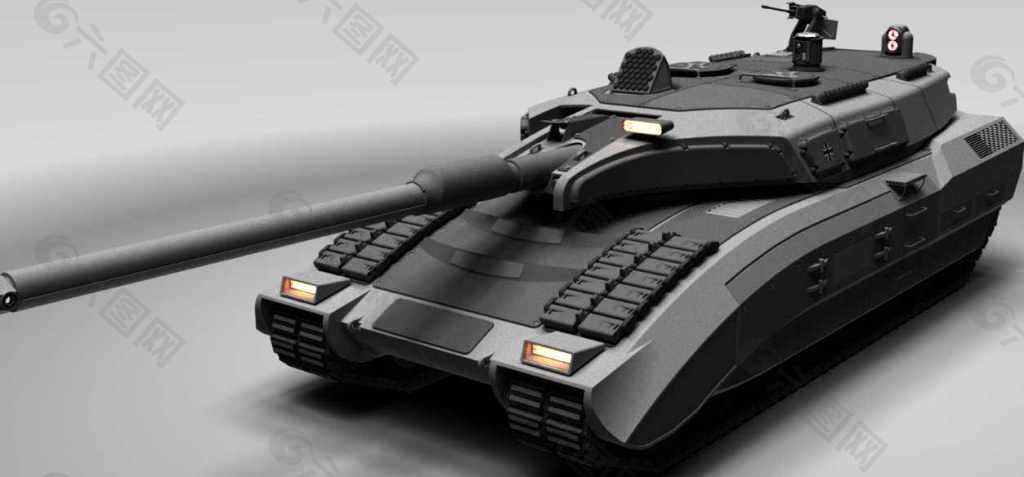 豹3式坦克机械模型