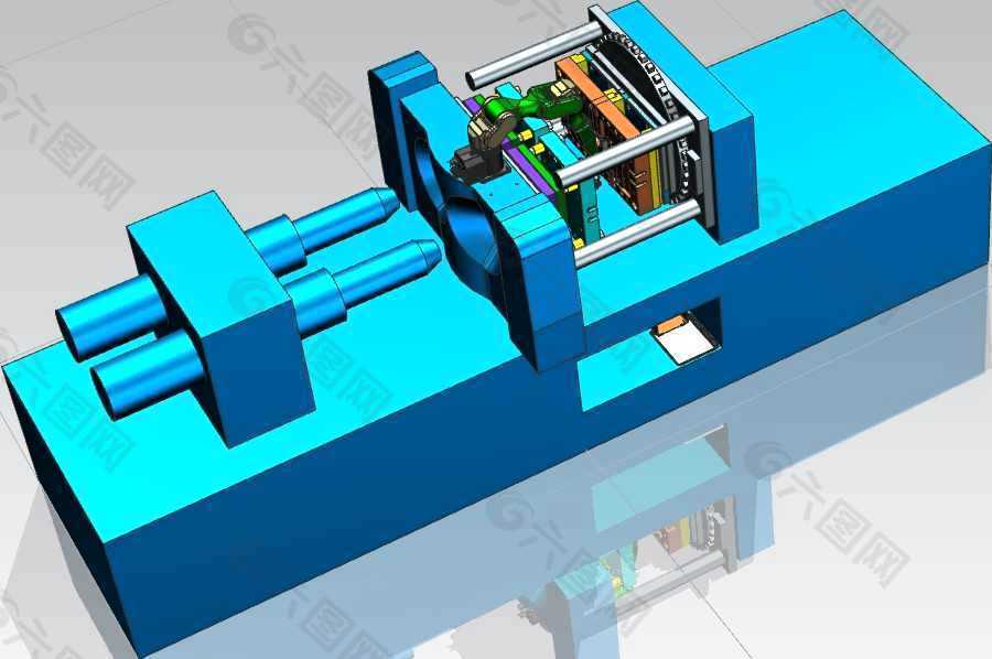 机器人自动化生产注塑模具机械模型