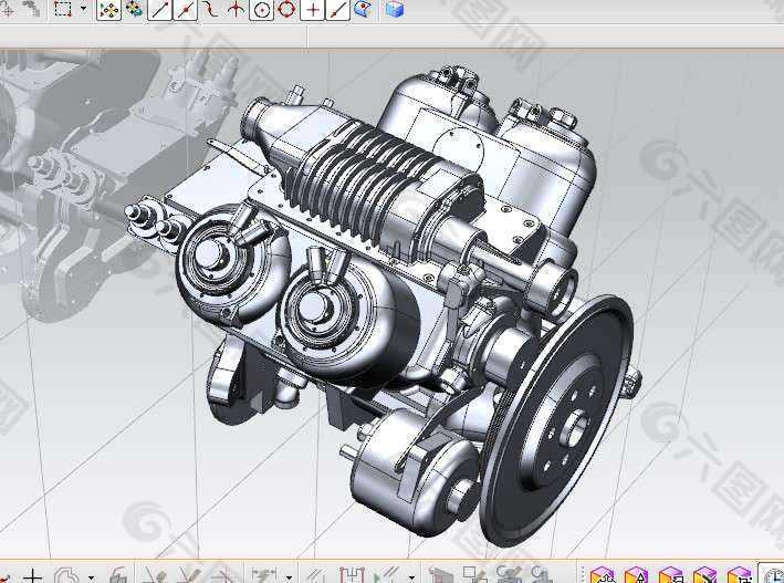 引擎机械模型