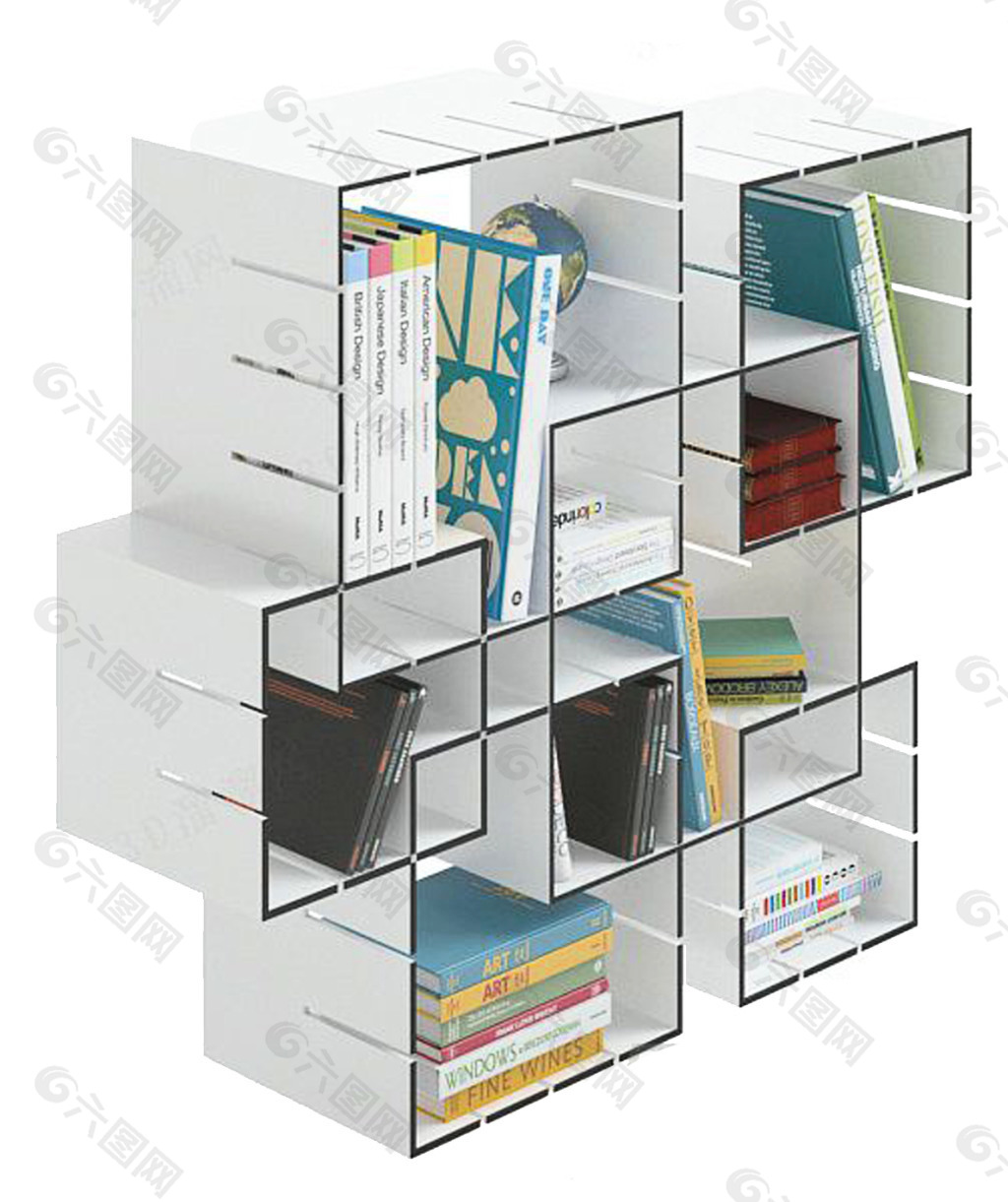 书柜3模型