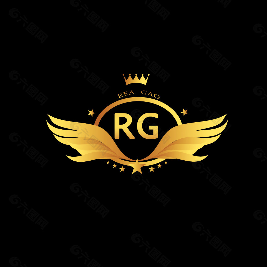 五金 logo 设计 字母logo R G