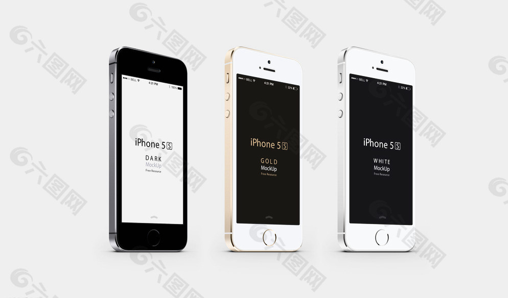 iPhone5S三色图片