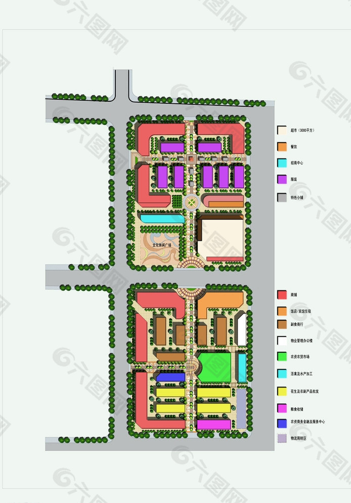 市场总平面图设计图片