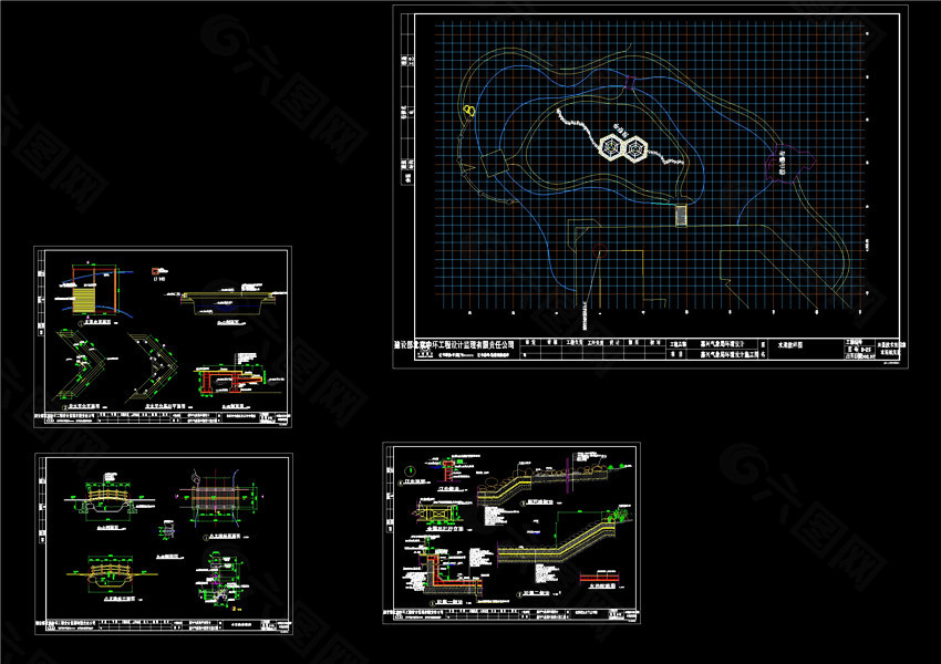 水池CAD景观图纸