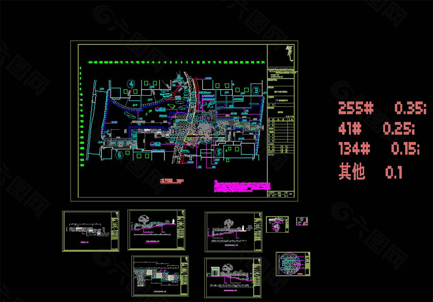 吴山C区CAD景观图纸