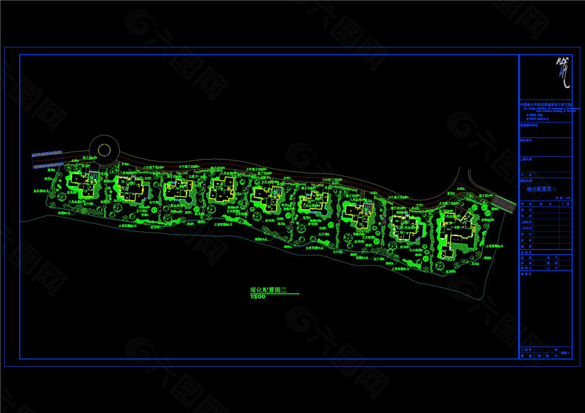绿化图CAD景观图纸