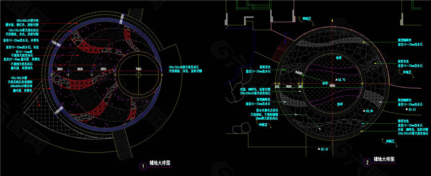 铺地CAD景观图纸