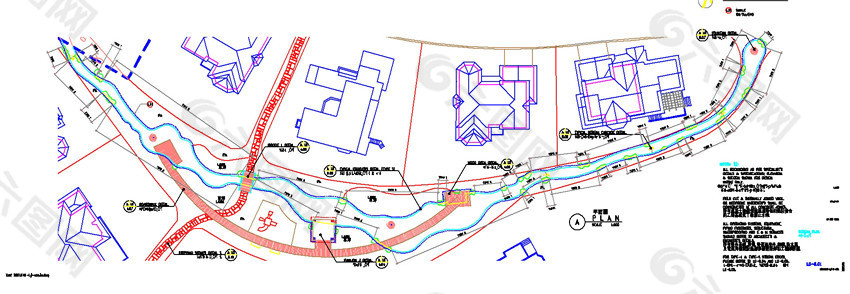 重庆龙湖香樟林景观设计CAD景观图纸