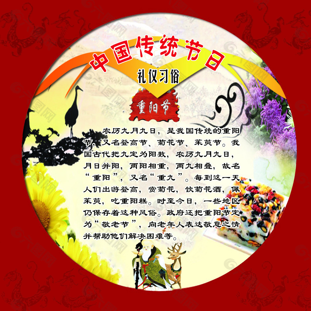 中国传统节日礼仪习俗重阳节