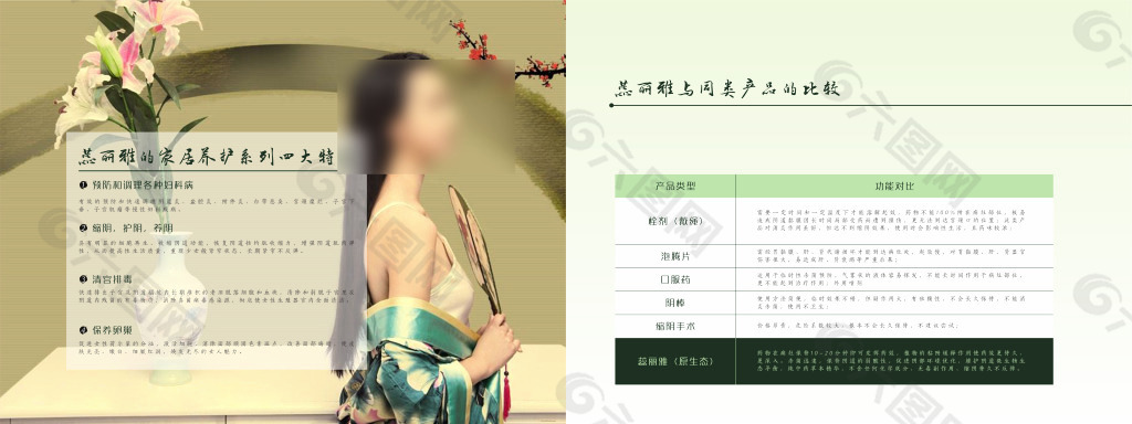 金银花传统美容画册