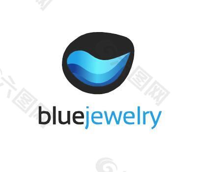 蓝色标题logo