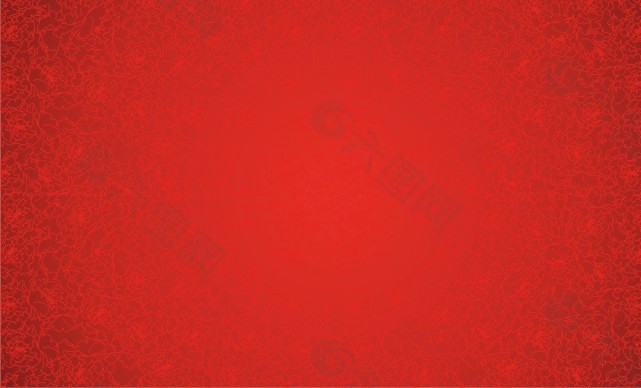 红色高档花纹底纹矢量图