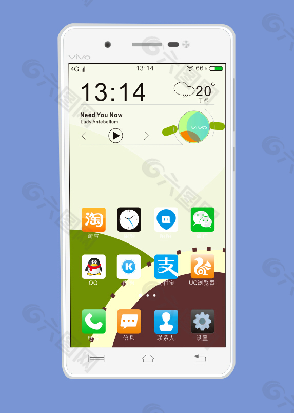 VIVO手机界面与图标