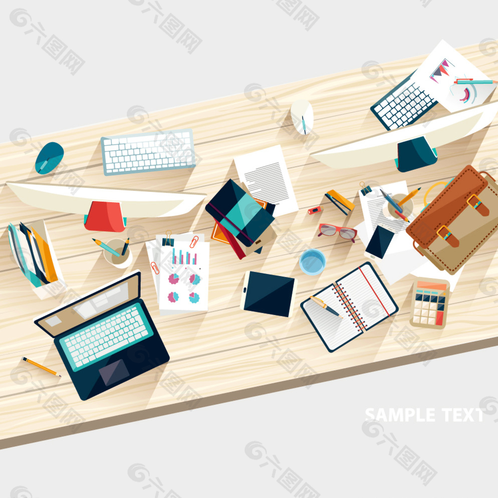 扁平化办公图片产品工业素材免费下载(图片编号:5645992)-六图网