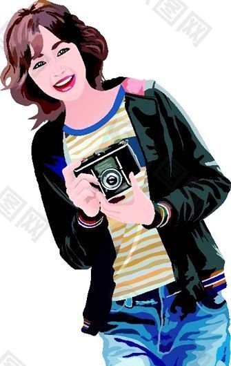 矢量女性 矢量人物 AI格式_0047