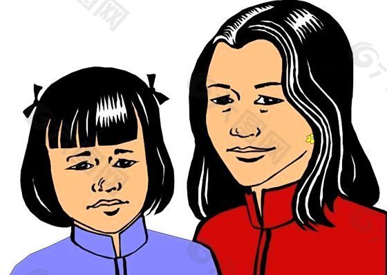 生活 人物 矢量 AI_0013