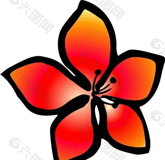 花朵 植物 图案 矢量 AI_0023