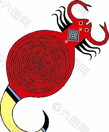 剪纸动物