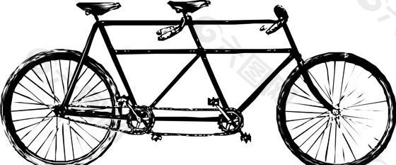 自行车 矢量素材 EPS格式_0042