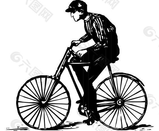 自行车 矢量素材 EPS格式_0032