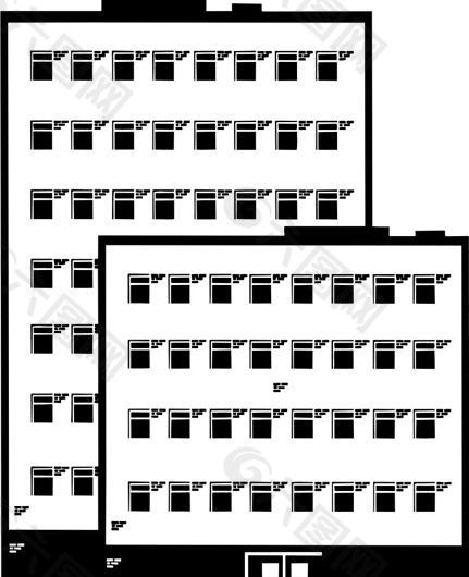 房屋建筑 矢量素材 EPS格式_0107