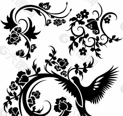 欧美花纹-3700 矢量EPS