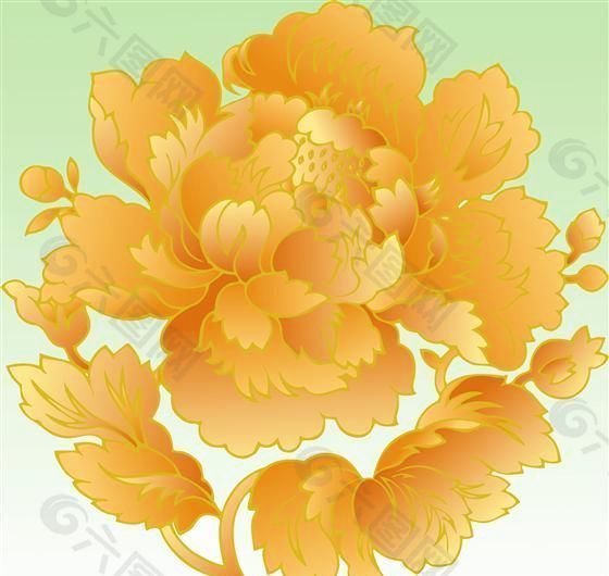 牡丹花装饰画