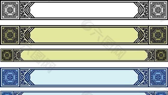 条框 古典 AI 装饰