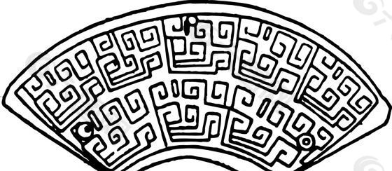 春秋战国时期 版画 装饰画 矢量 AI格式_0128