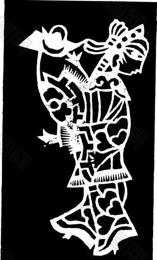 清代（下）版画 装饰画 中华图案五千年 矢量 AI格式_1235
