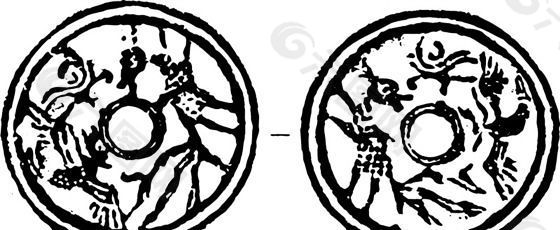 清代（下）版画 装饰画 中华图案五千年 矢量 AI格式_0338