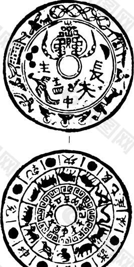 清代（下）版画 装饰画 中华图案五千年 矢量 AI格式_0310