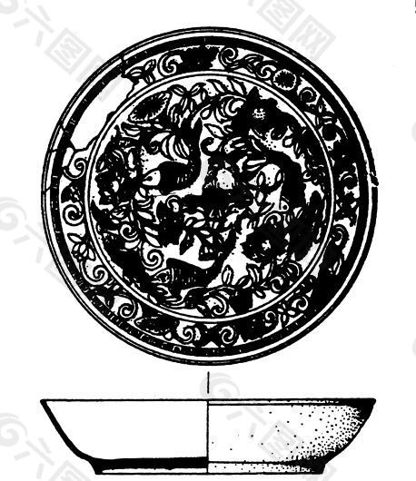 元明时代 矢量版画 古典图案 矢量中华五千年 AI源文件_0170