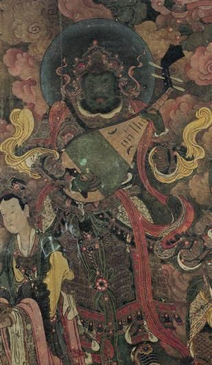 法海寺壁画-36东方持国天王