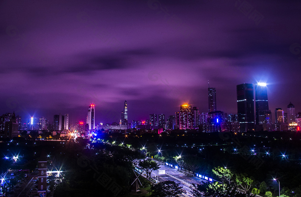 深圳夜景图片