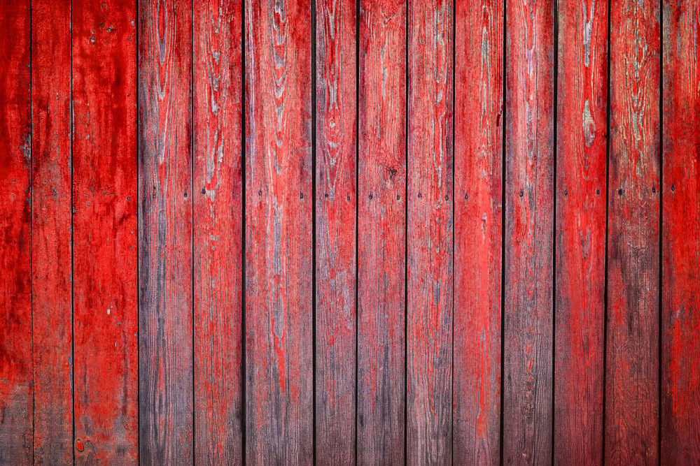 红漆木板背景