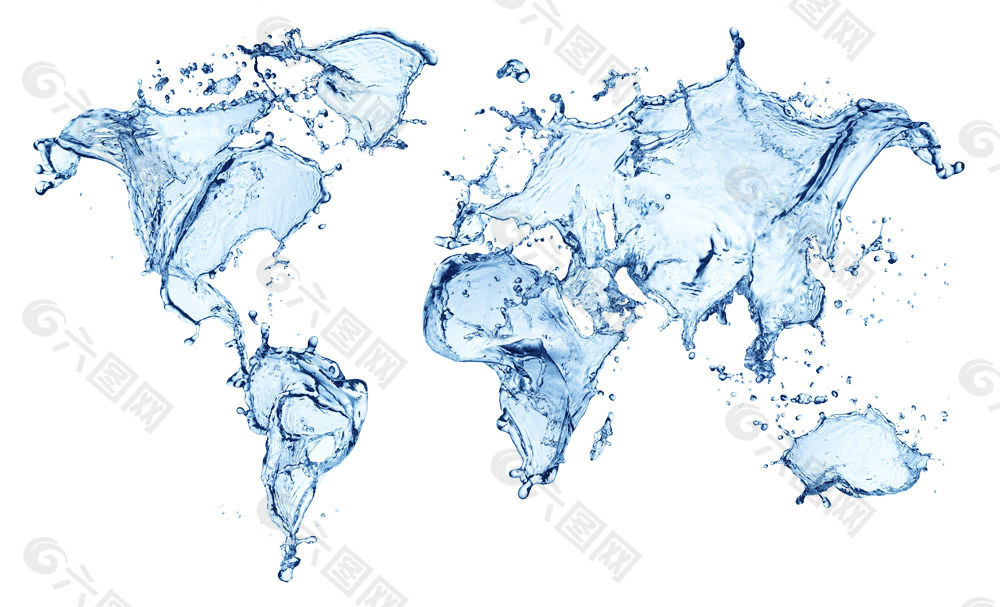 水花喷溅地图