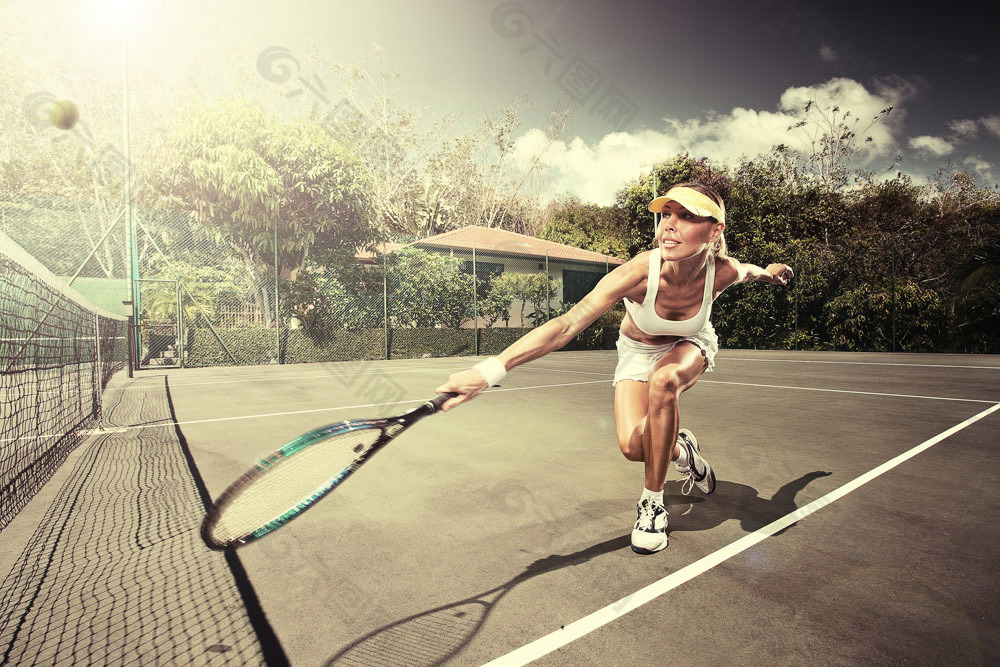 网球美女运动员