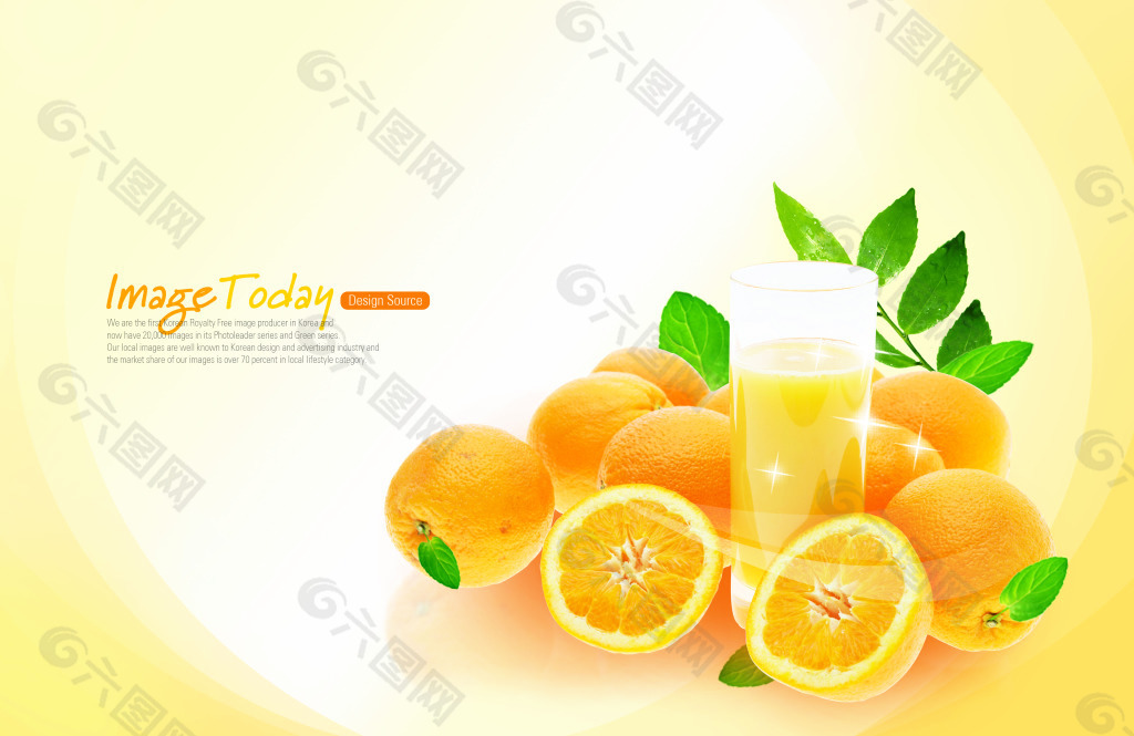 橙汁广告psd源文件