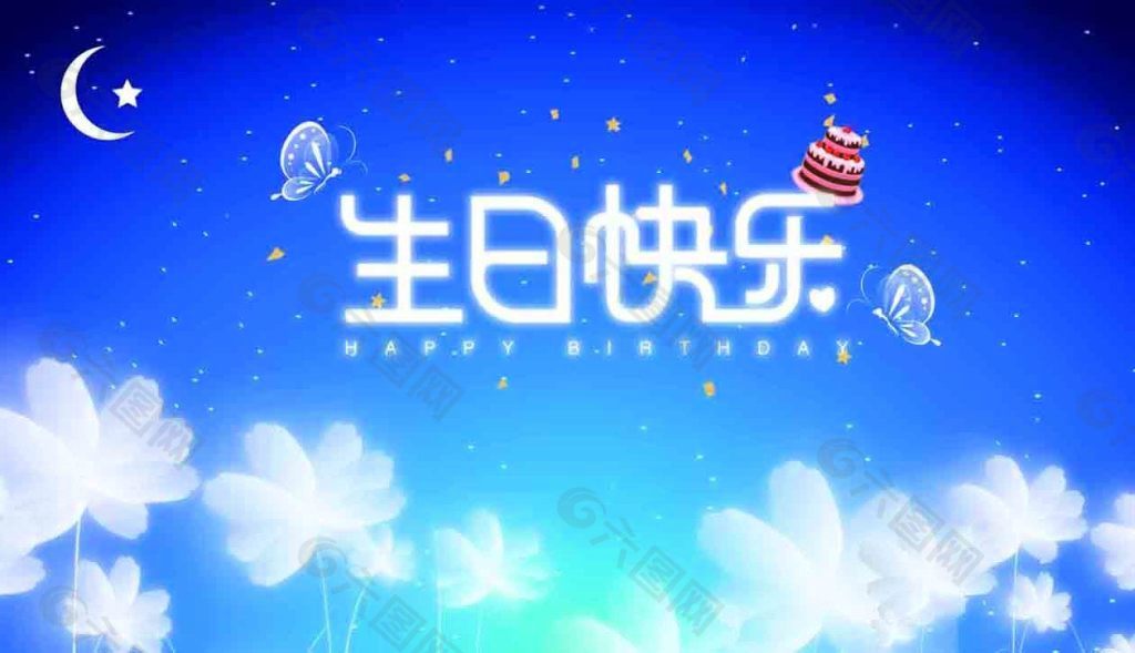 生日快乐海报