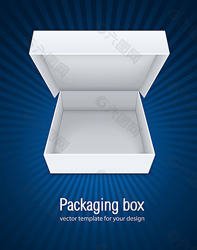 矢量包装盒设计素材