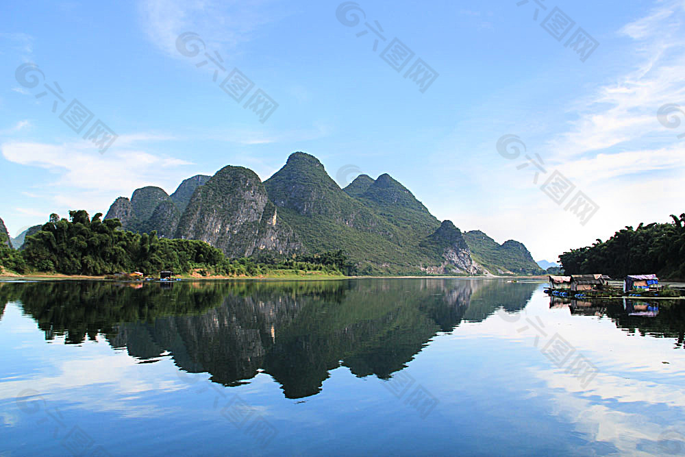 桂林山水背景