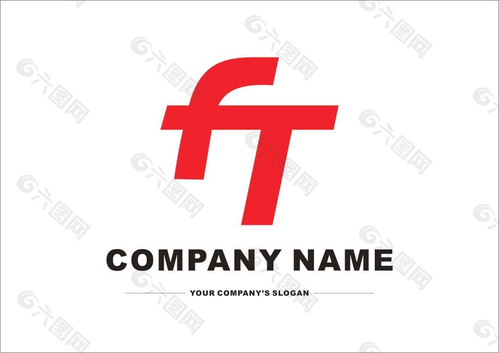 英文字母F、T的logo