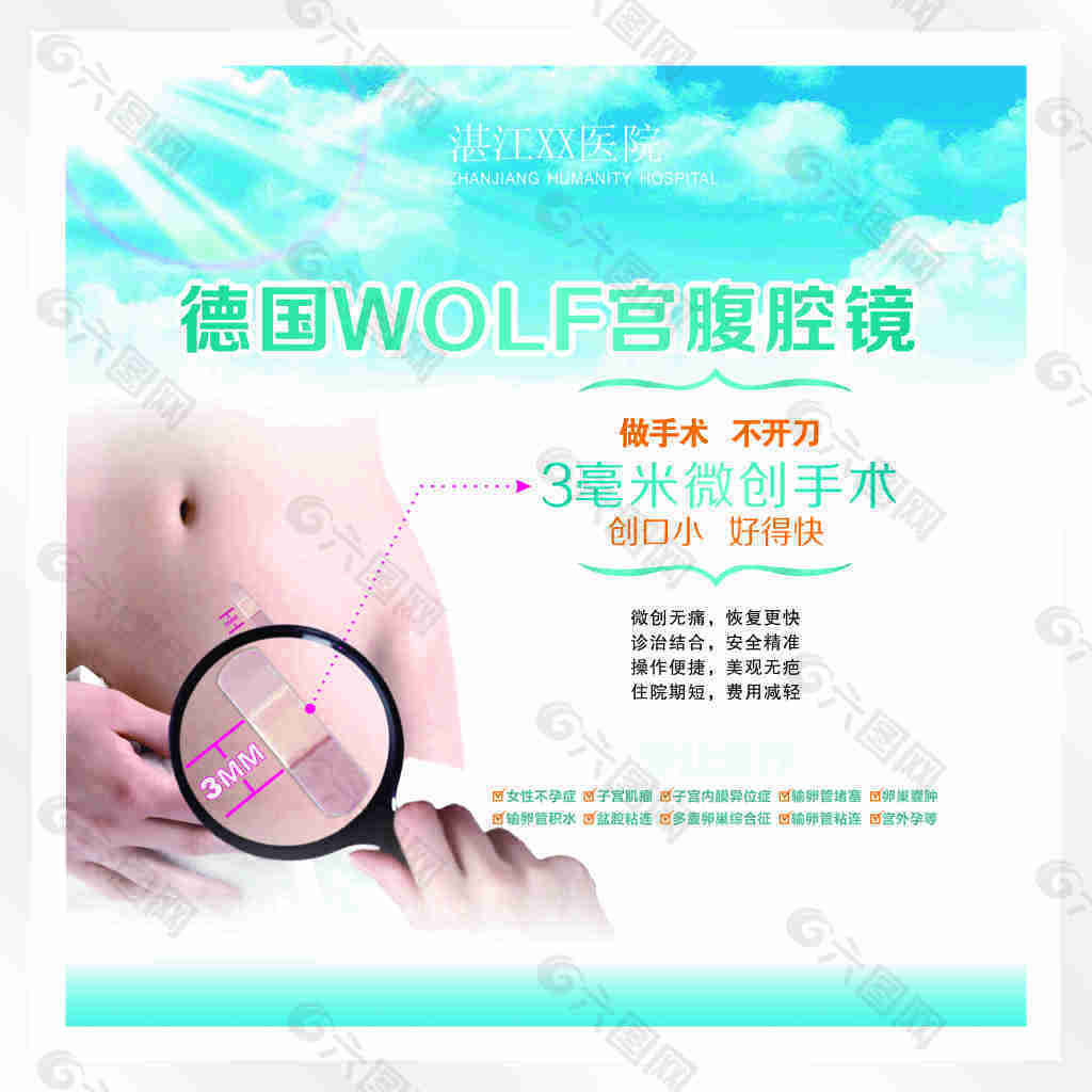 德国wolf宫腹腔镜展板