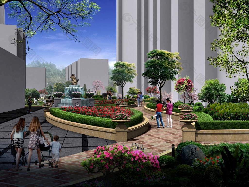 住宅小区景观设计 - 东莞市南耀建筑设计有限公司