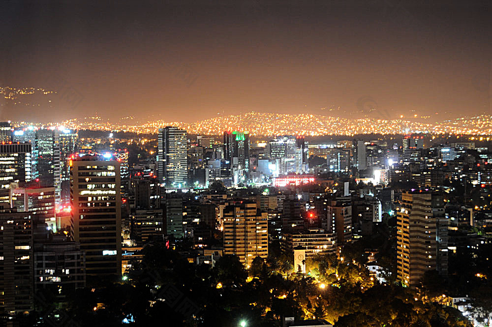 繁华城市夜景